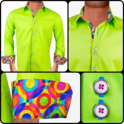 Mens-Lime-Green-Dress-Shirts