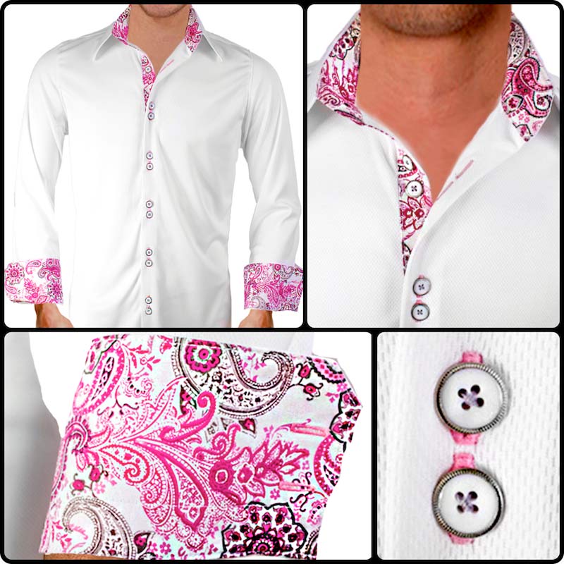 Pink And White Dress Shirt Flash Sales ...