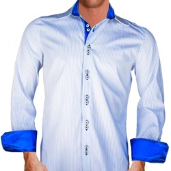 White-with-Blue-Stripe-Dress-Shirts