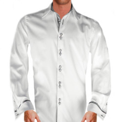White-with-Silver-Dress-Shirts-