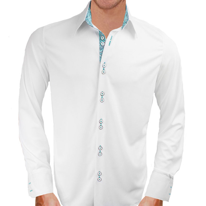 white-designer-dress-shirts