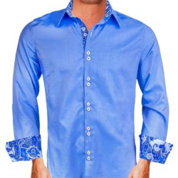Blue-Paisley-Dress-Shirts