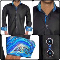 Black-with-Blue-Cuff-Dress-Shirts copy