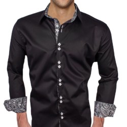 Black-with-Grey-Accent-Dress-Shirts