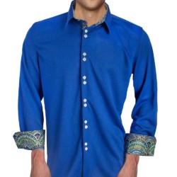 Navy-Blue-with-Colored-Cuff-Dress-Shirts