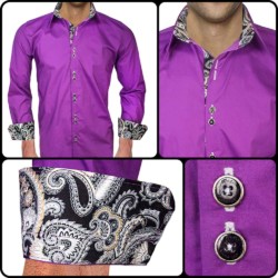 Purple-with-Black-Dress-Shirt