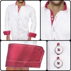 White-with-Maroon-Accent-Shirts-for-Men