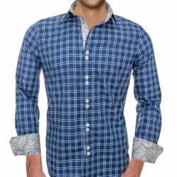 Blue-Plaid-with-Grey-Accent-Dress-Shirts