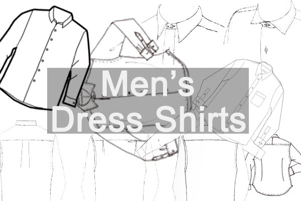 Anton Alexander Mens Designer Dress Shirt: Inevitable Desire