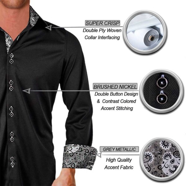 Black-with-grey-accent-dress-shirts