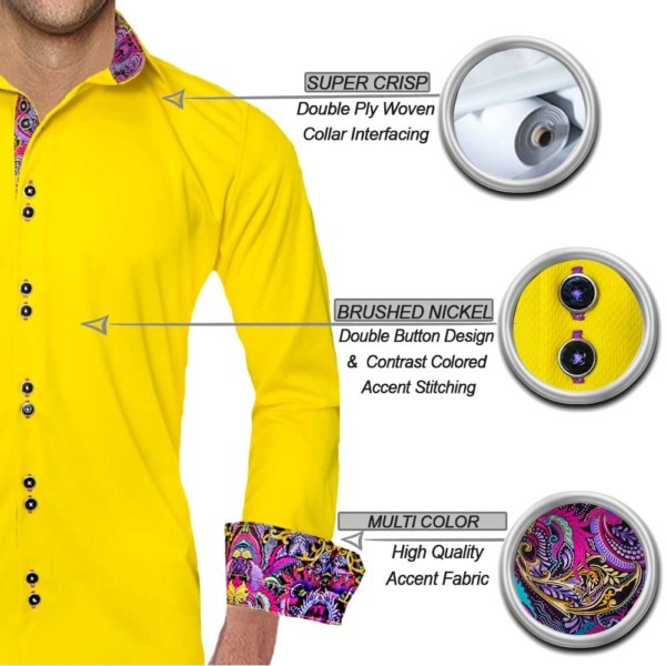 Yellow-with-purple-dress-shirts
