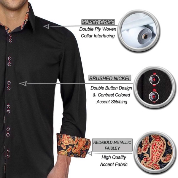 black-with-red-and-gold-dress-shirts