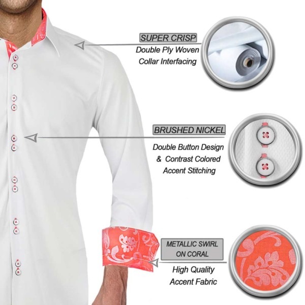 white-with-coral-dress-shirts
