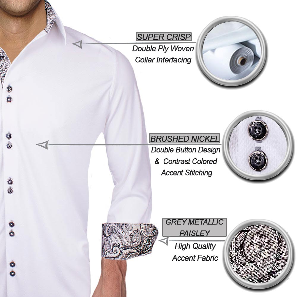 White and Black Dress Shirts