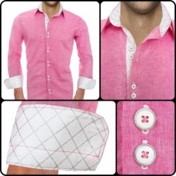 Bright-pink-mens-dress-shirts