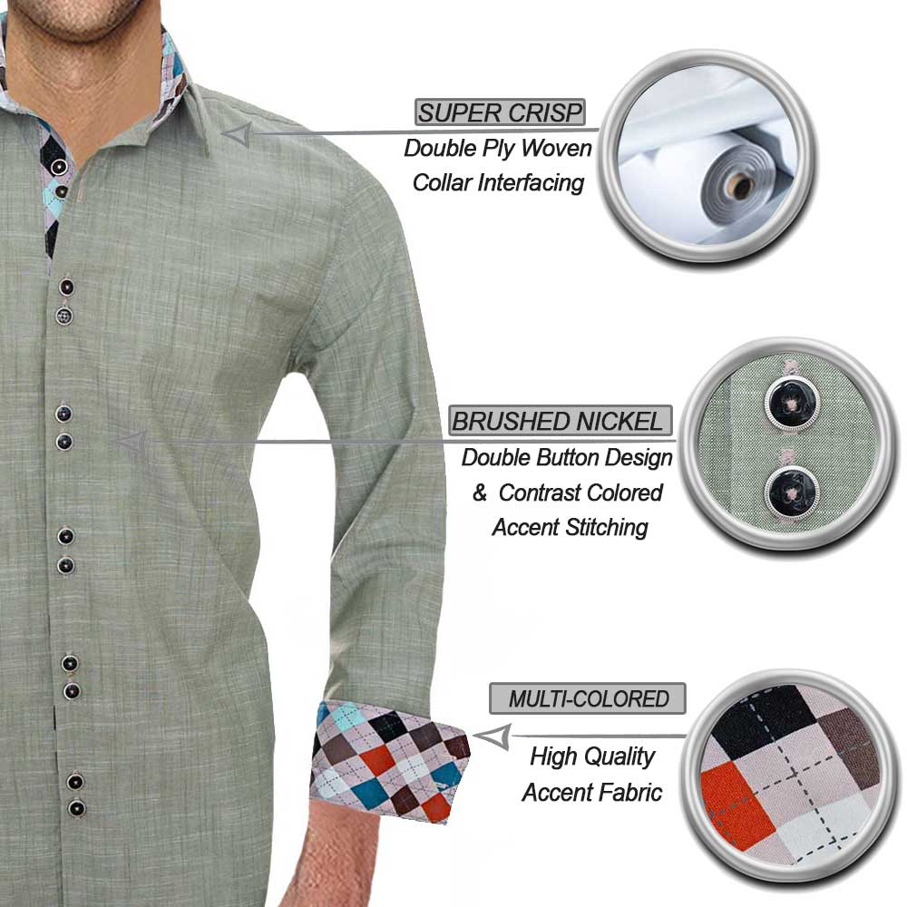 Olive Green Dress Shirts