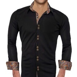 Black-with-brown-paisley-shirts