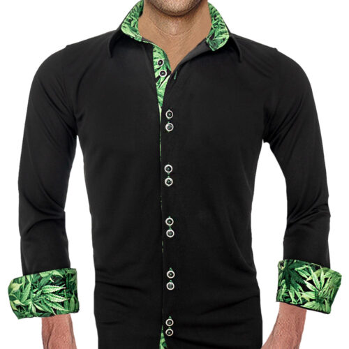 marijuana Dress Shirts