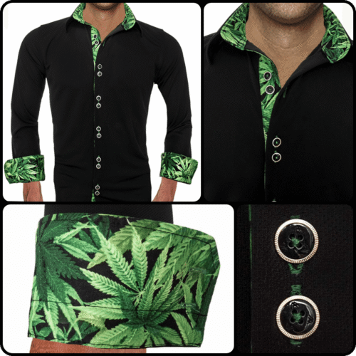 marijuana Dress Shirts