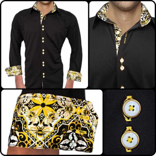black-and-yellow-Mens-shirts