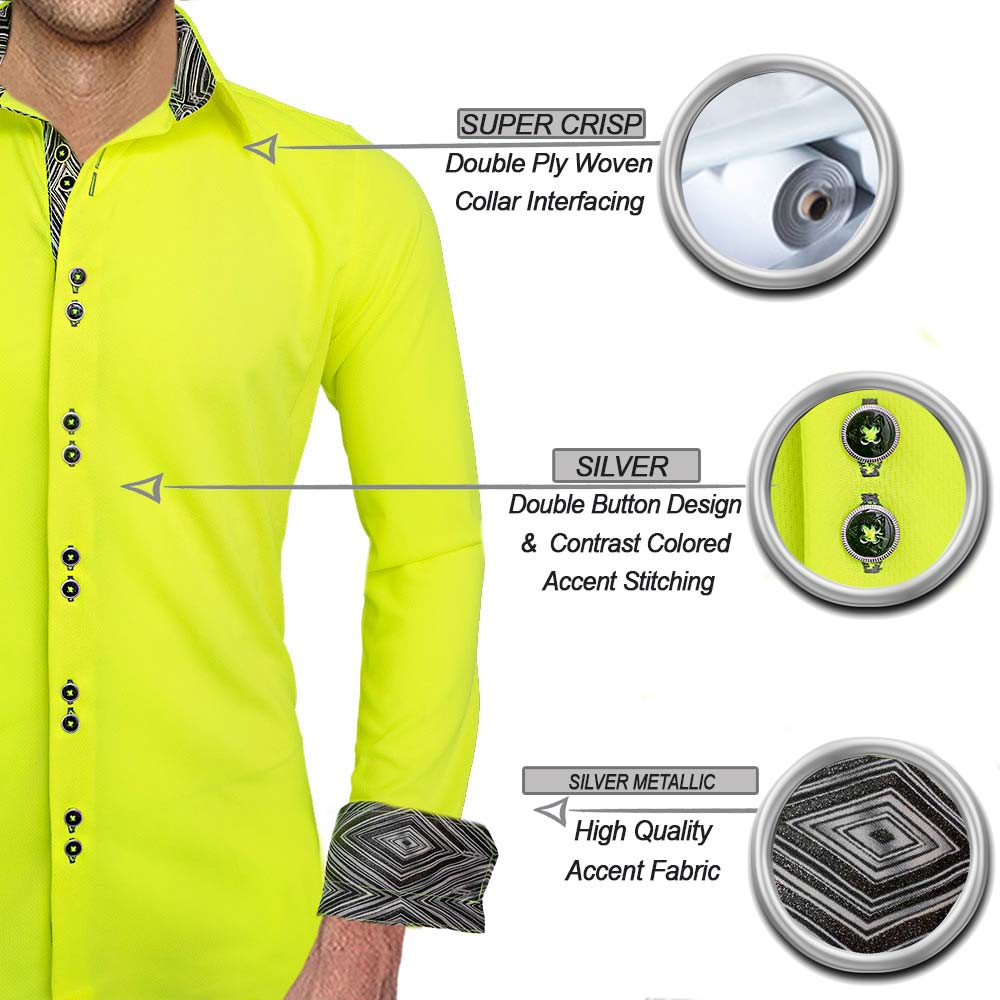 Neon Yellow Dress Shirts