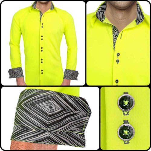 Neon Yellow Dress Shirts