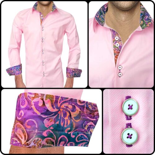 Pink-Floral-mens-shirts