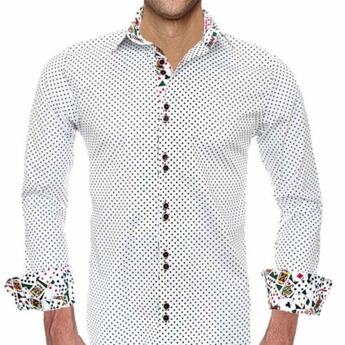 Dress Shirts with Playing Cards