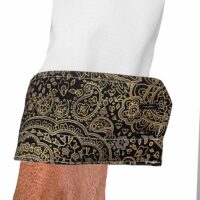 Mens White and Gold Shirts - White Mens Shirts with Gold