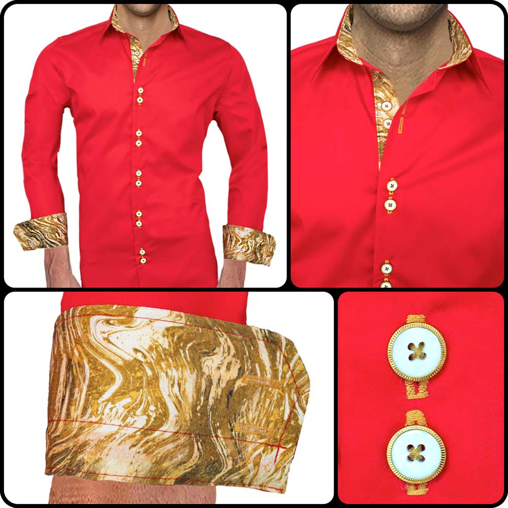 Red and Gold Shirts