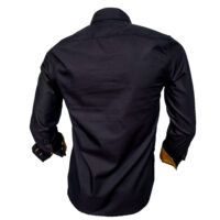 men black and gold dress shirt Gold Skull Long Sleeve Shirt main image 1