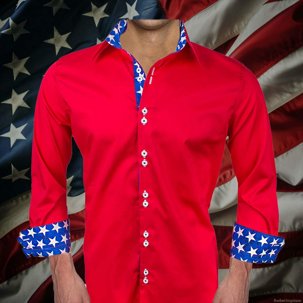Dress-Shirts-with-Flag