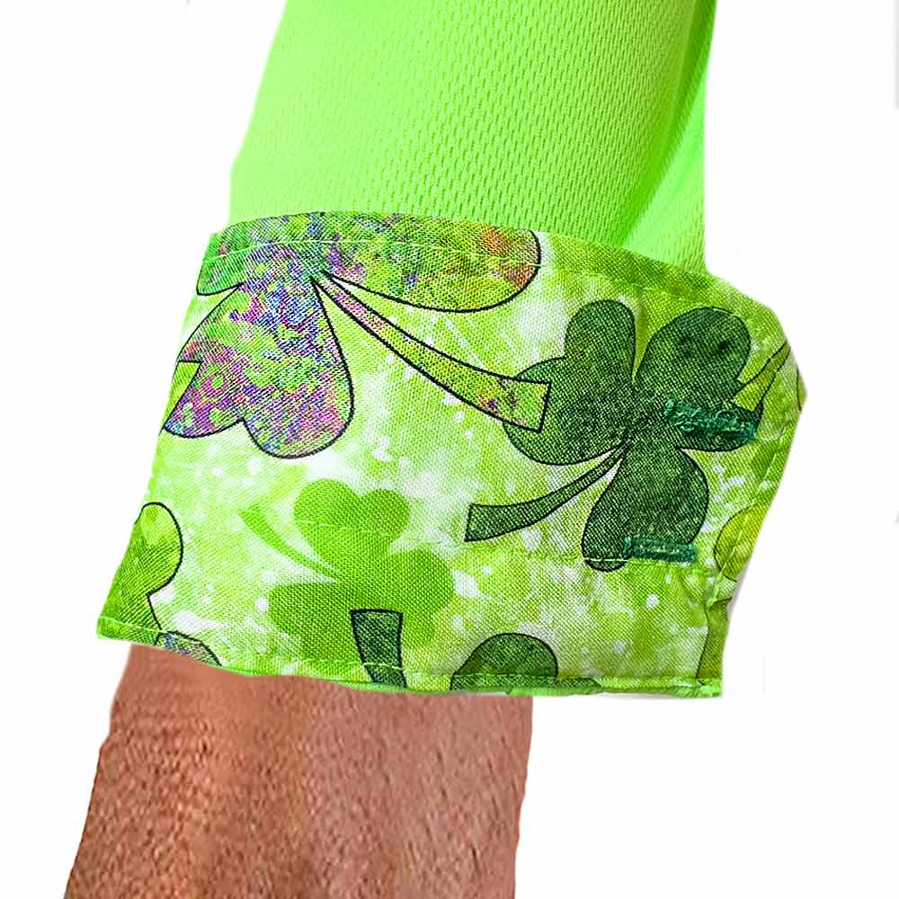 Neon Green Shamrock Shirts 6 Neon green shamrock shirts.