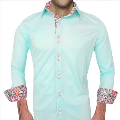 Turquoise Designer Shirts