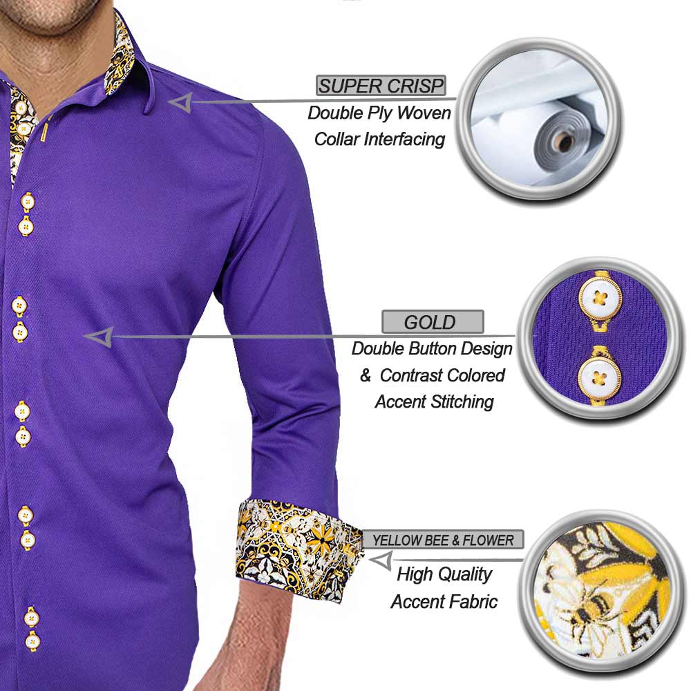 Purple and Yellow Shirts
