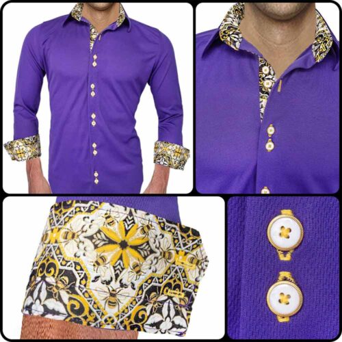 Purple and Yellow Shirts