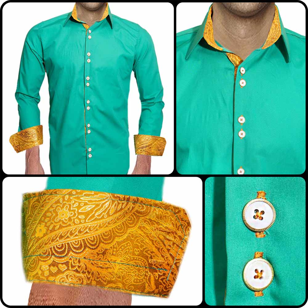 Green Button Up Shirt​s